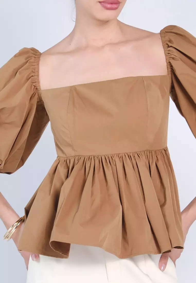 Mark Bumgarner X Vania Romoff Gia Short Sleeve Top