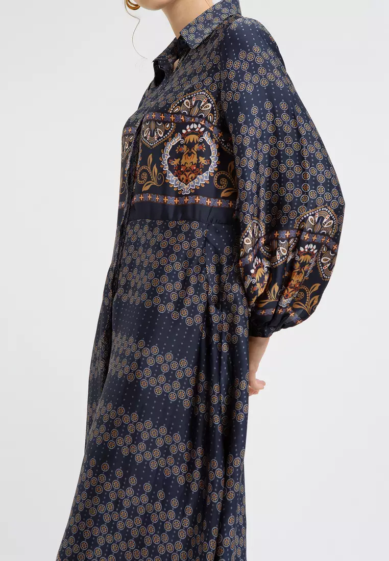 Minimal Gamis Rayana Navy