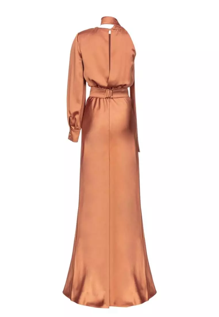 Buy Pinko Long dress with one sleeve 2025 Online | ZALORA