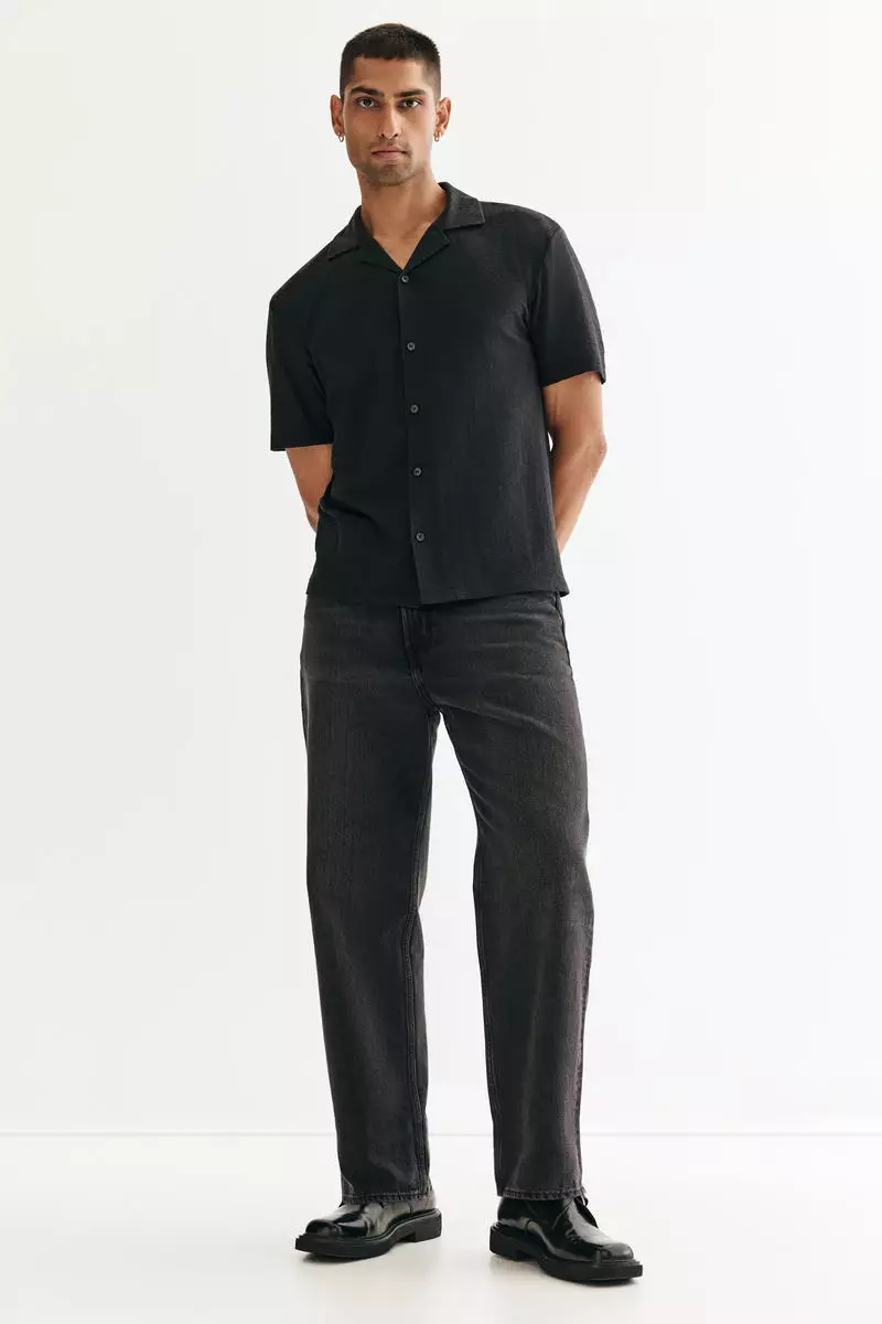 Regular Fit Jersey resort shirt