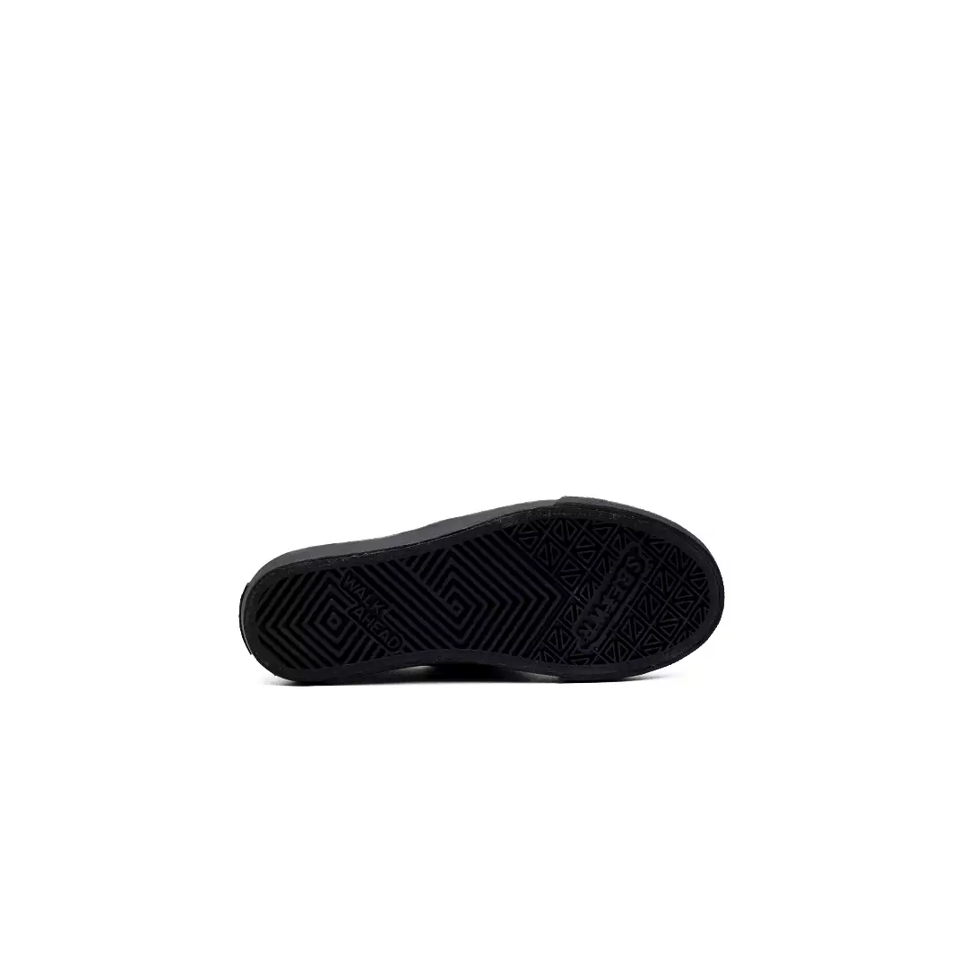 SABA KIDS Slip On Evan All Black - Sepatu Sneakers Sekolah Anak
