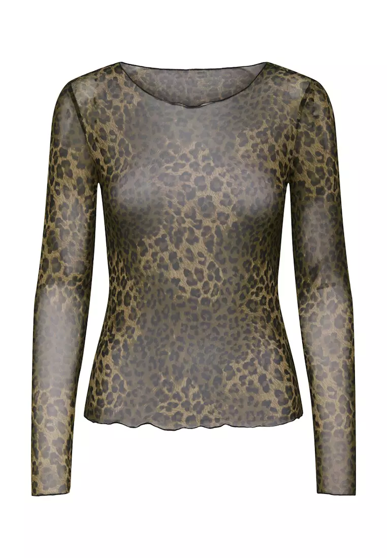 Long Sleeve Round Neck Jersey Top