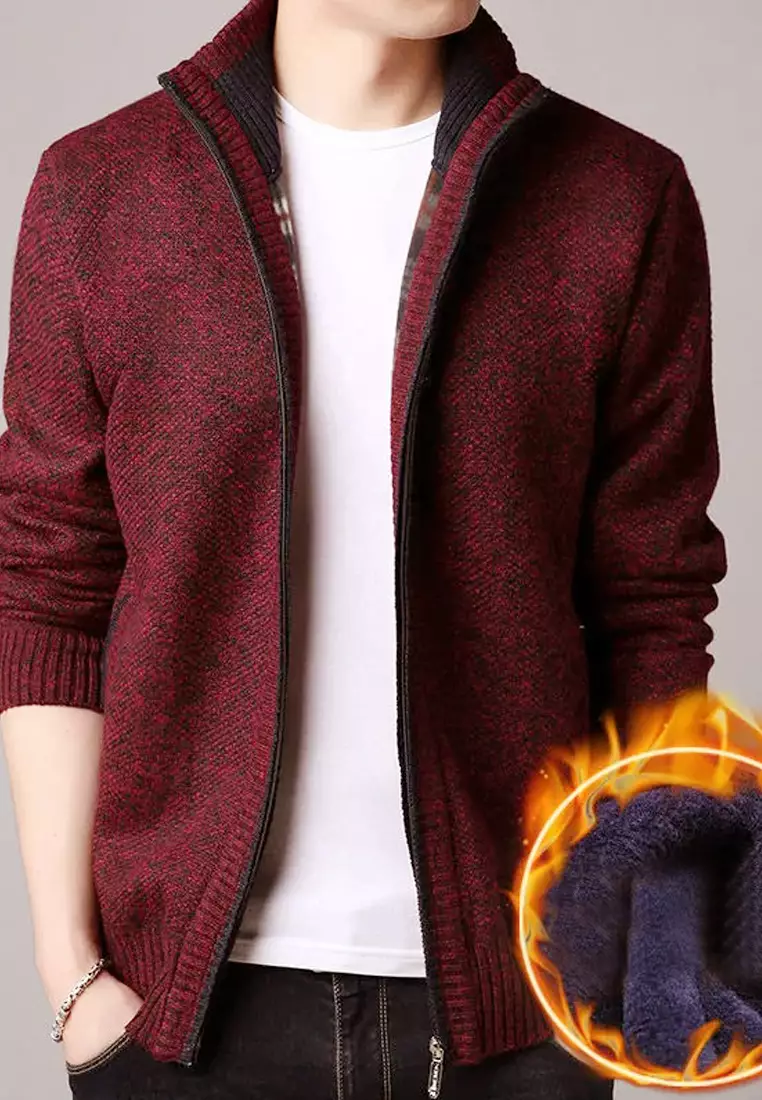 Buy Twenty Eight Shoes VANSA Stand Collar Cardigan Knitted Jacket