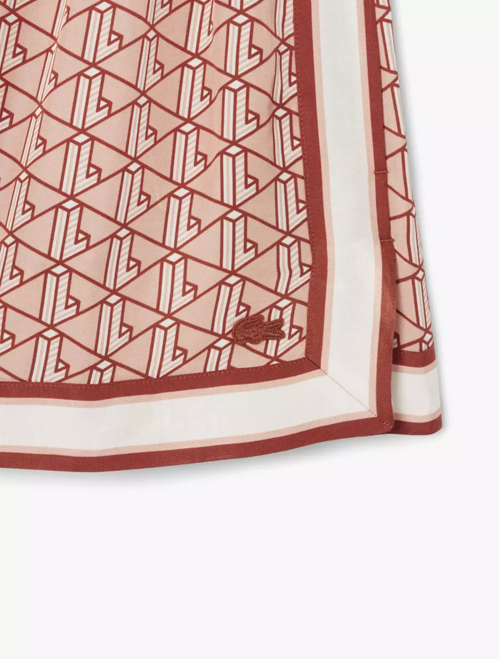 Fluid Monogram Print Shorts - Beige