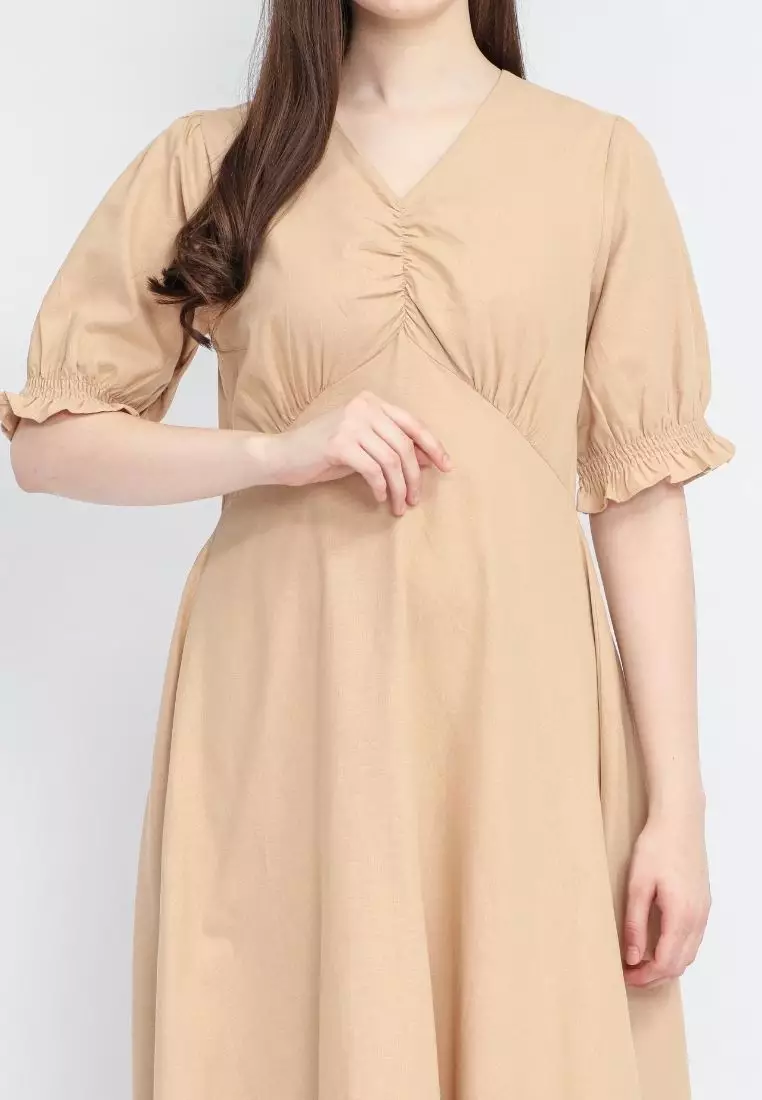 Urban Exchange Dress Briella Khaki