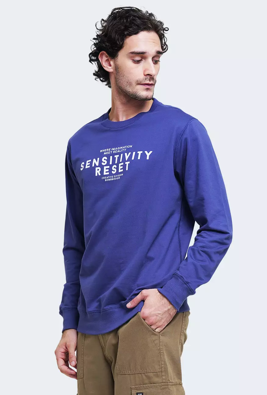 Sweater Pria Snooby Mazarine