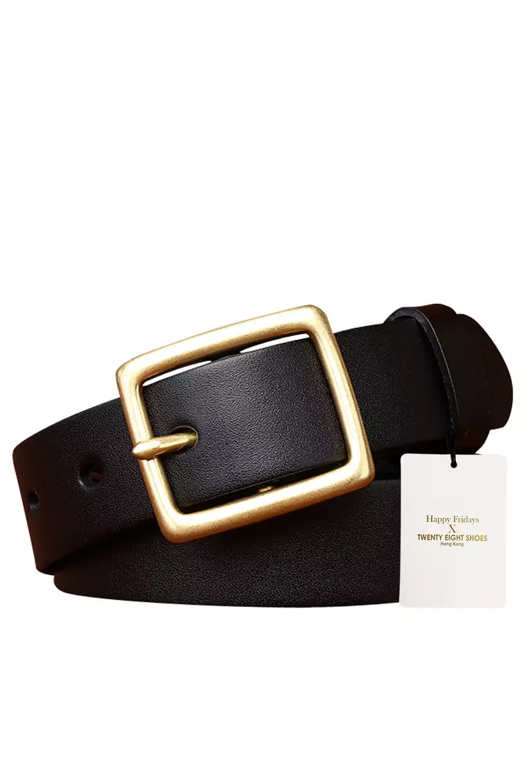 Glossy Grain Leather Belt CP151