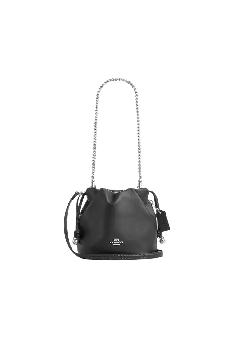 Buy Coach Women's Faye Mini Drawstring Bag in Black CDB67 2026
