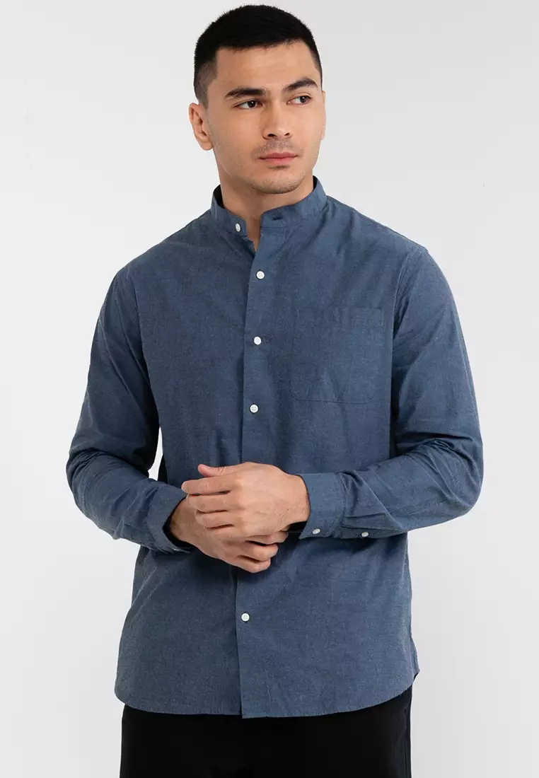 Mandarin Long Sleeve Shirt