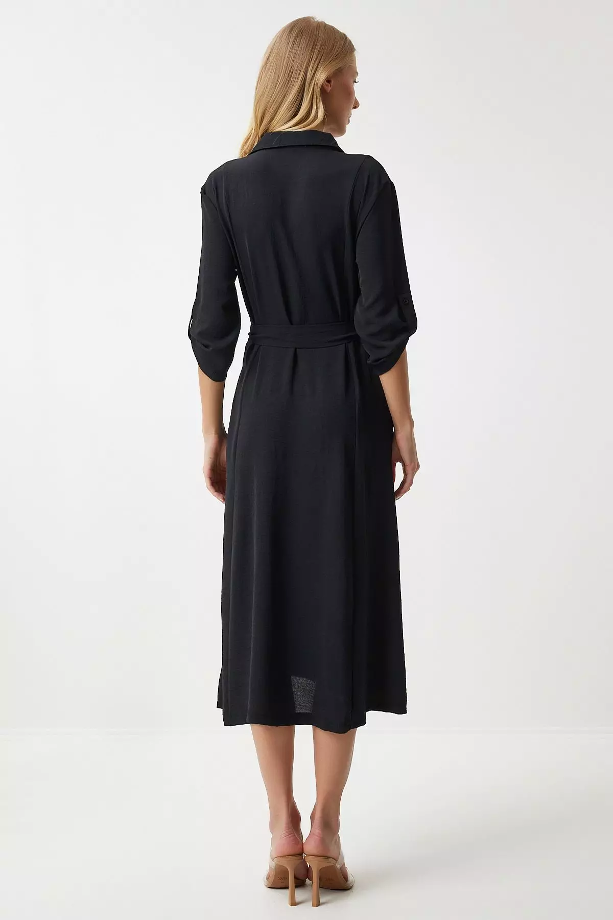 Tie Waist Midi Dress