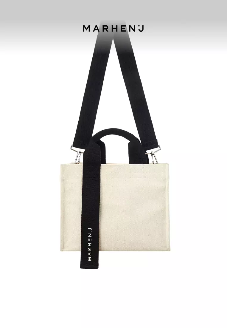 RICO Canvas Crossbody Bag Ivory