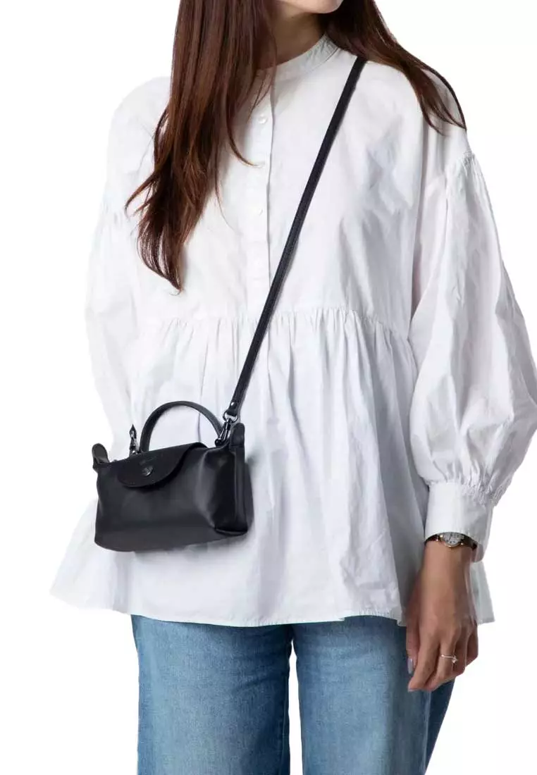 Le Pliage Extra XS Leather Pouch Crossbody Black 34205987