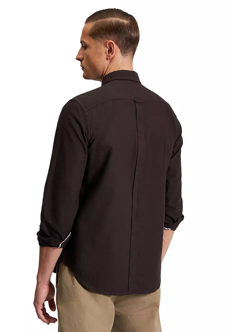 Long Sleeves Signature Oxford Shirt