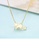 Glamorousky silver 925 Sterling Silver Plated Gold Simple Cute Elephant Pendant with Necklace 56BB3AC8F4B225GS_3
