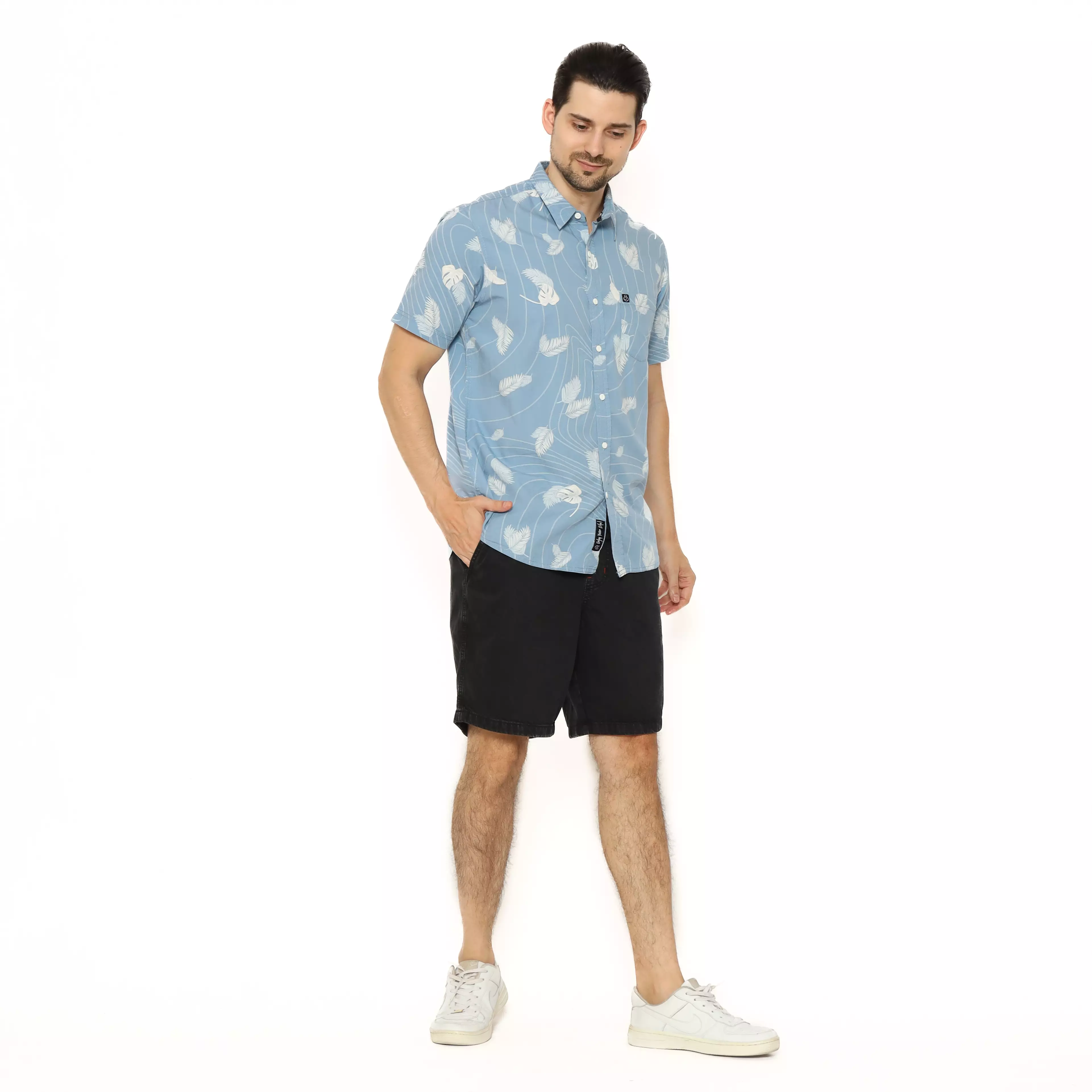 Juice Ematic Kemeja Lengan Pendek Pria Adnama Men Shirt Short Planet Surf