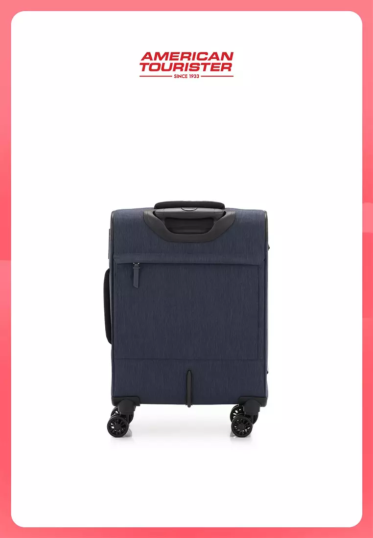 American Tourister Koper Softcase Sky Blaze Cabin 20 Inch Exp TSA V2 - Black