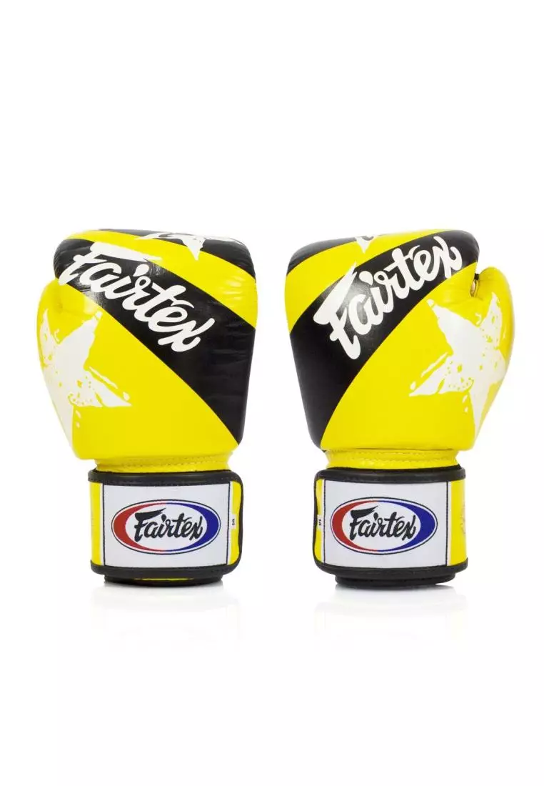 Fairtex Muay Thai Gloves - BGV1 - Yellow Nation