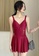 A-IN GIRLS red Sexy Gauze Big Backless One-Piece Swimsuit 74EBDUSE6FE363GS_3