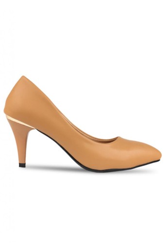 Claymore sepatu high heels BX719 - Apricot