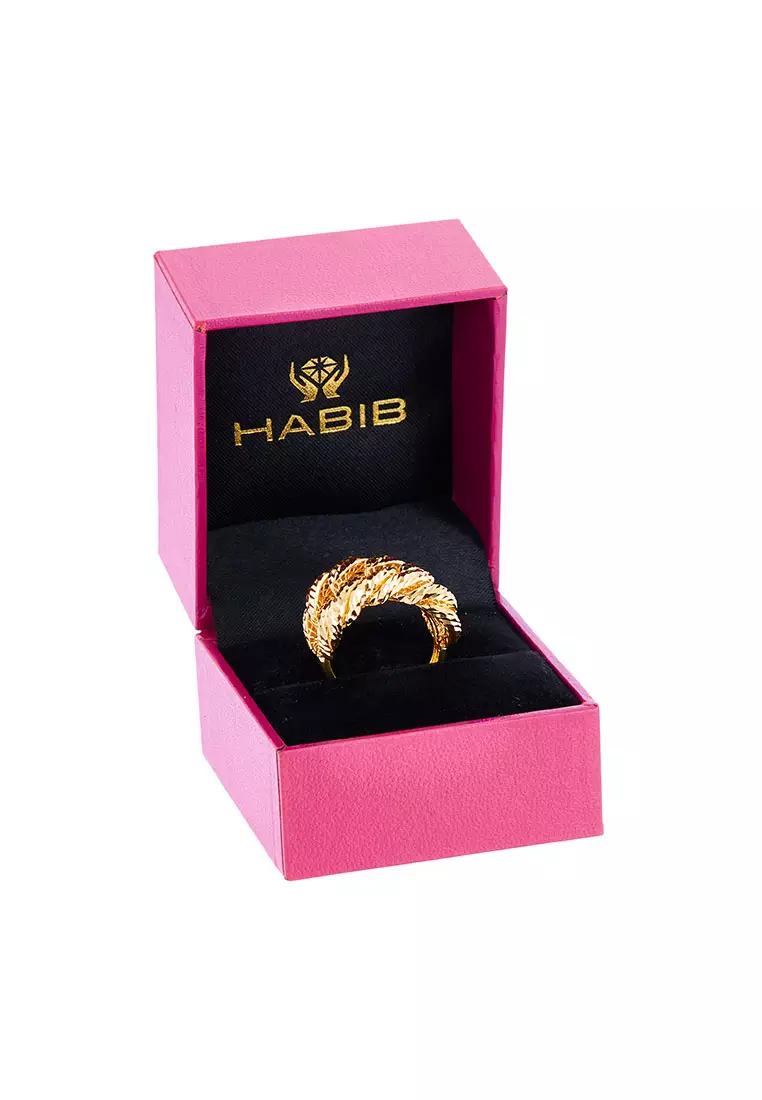 HABIB 916/22K Yellow Gold Ring SGR U1600124(B1)