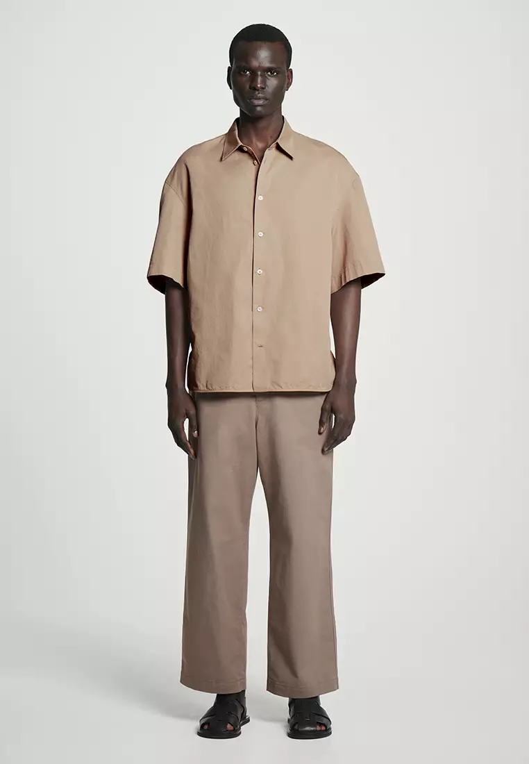 Buy COS Oversized Short-Sleeved Shirt 2025 Online | ZALORA