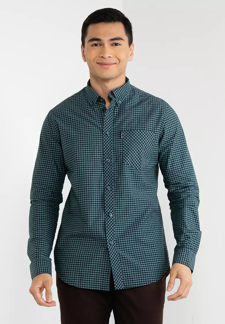 Ben sherman gingham shirt new arrivals