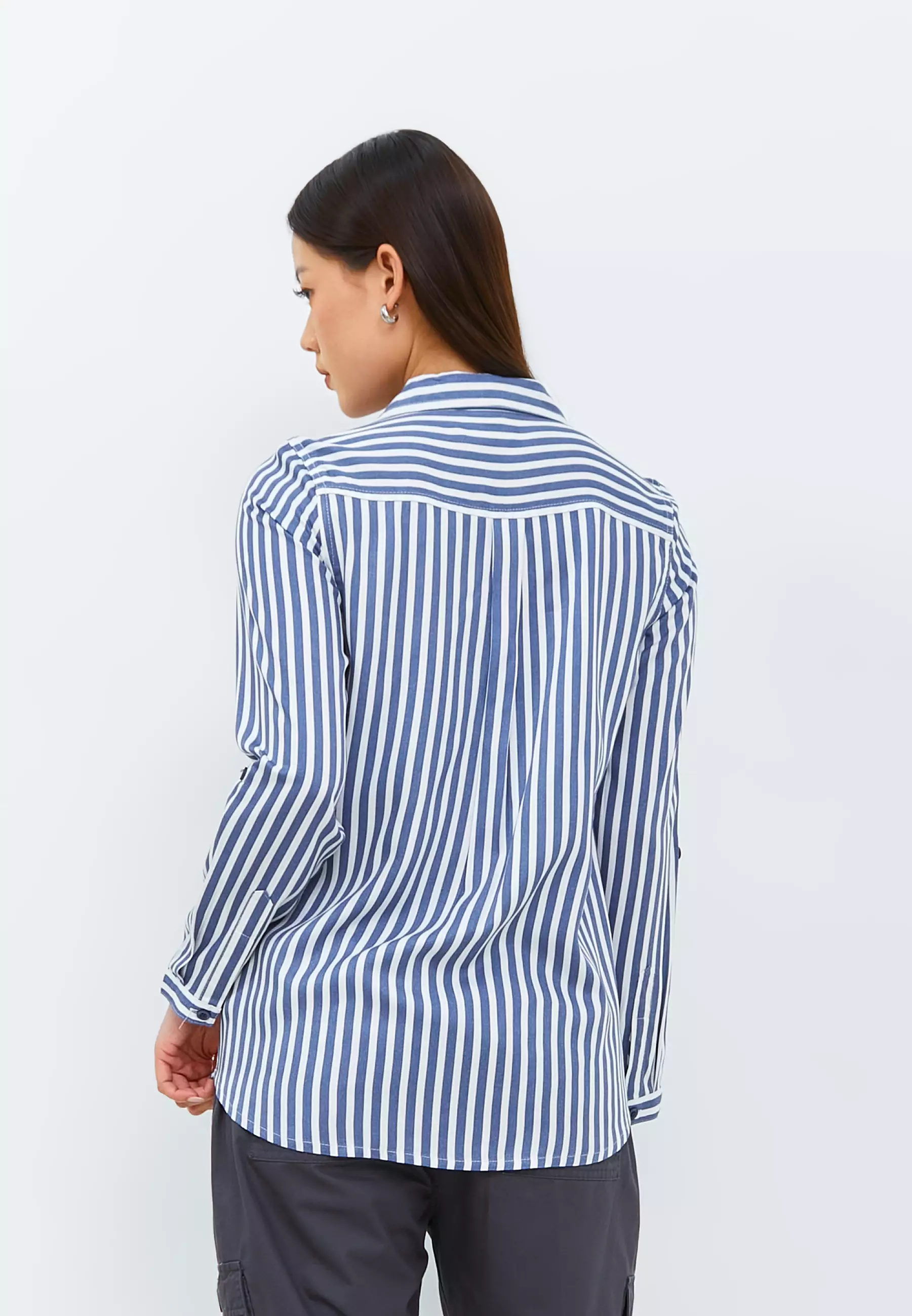 Aemma Navy Stripe Shirt (G.11630)
