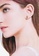 agnès b. pink and gold Iconic Italic B Earrings 1A00AAC5ADD9CDGS_3
