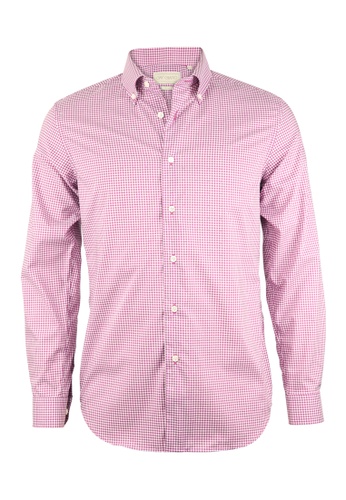 Gay Giano purple Slim Fit Button Down Premium Cotton Shirt 3A756AA7B5AA7EGS_1