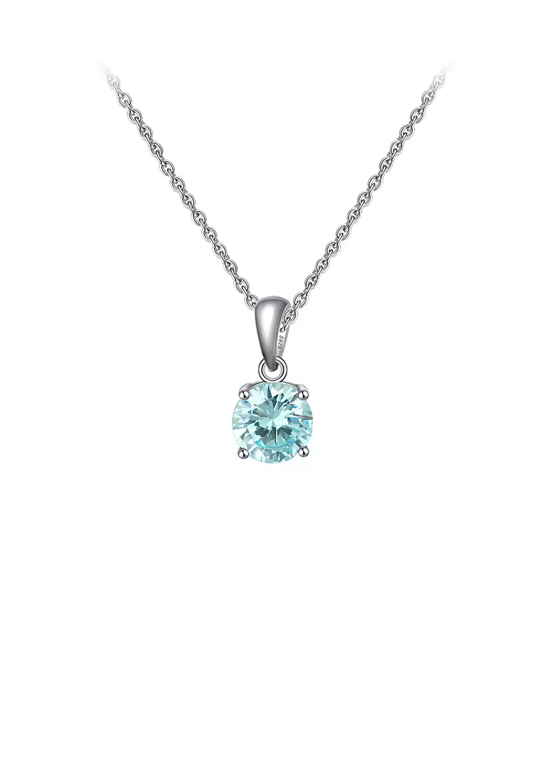 March birthstone necklace cheap online