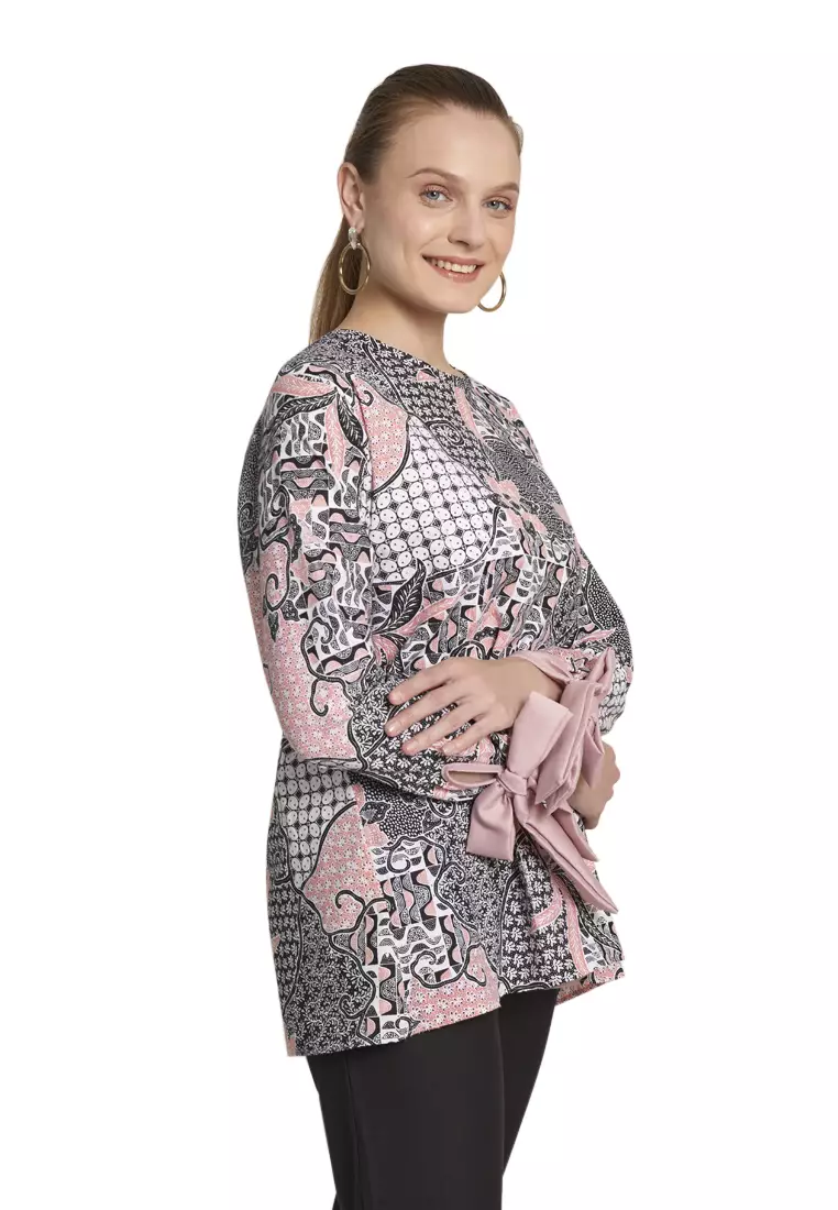 Shakira Blouse Batik Premium Wanita Casual Modern