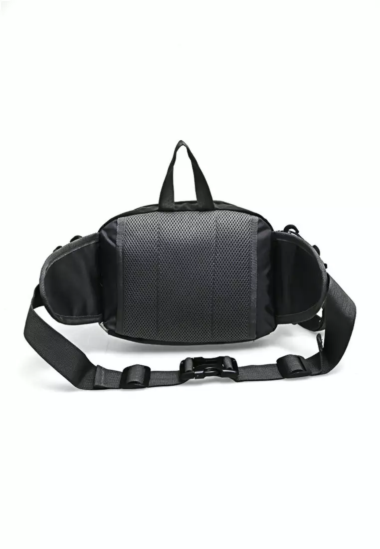 Noice Tas Pinggang Unisex Olahraga Multifungsi Waist Bag Sport Casual Waterproof Material Nylon ORIGINAL - Black