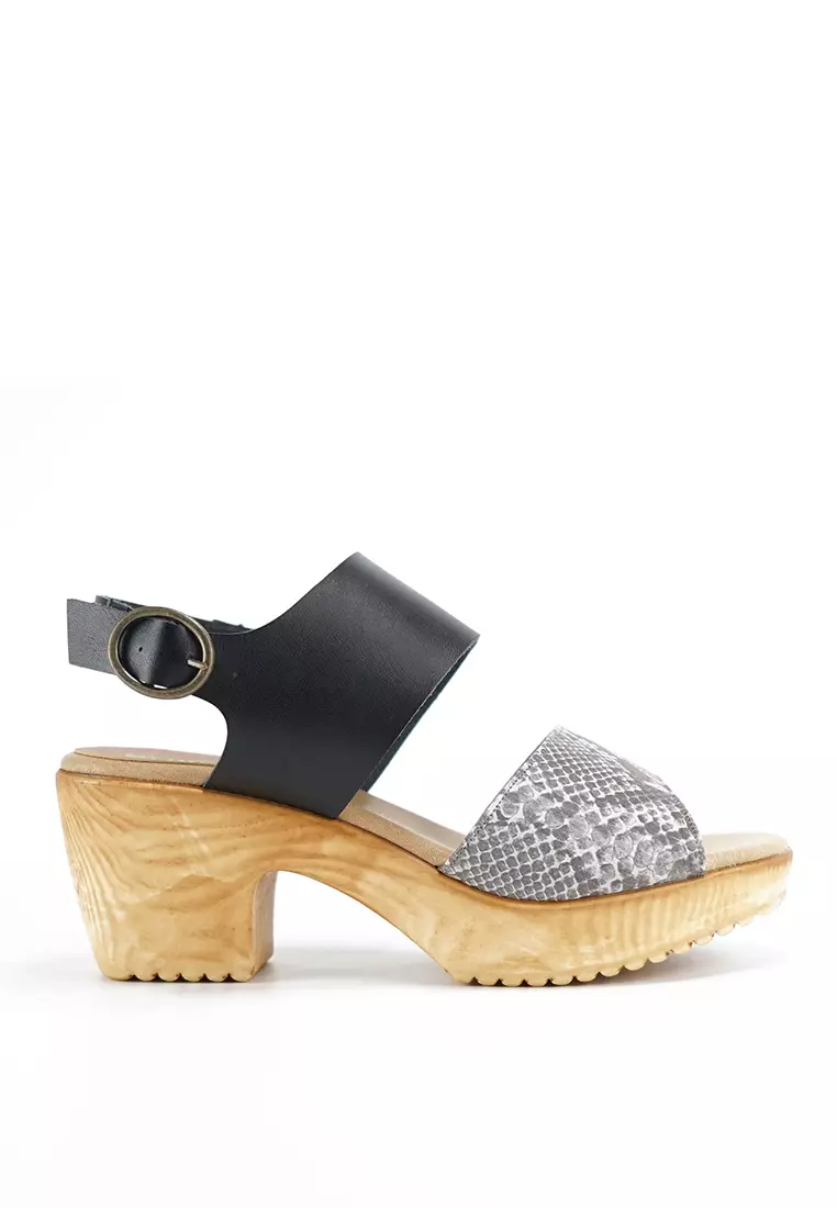 Chunky sales heel clogs