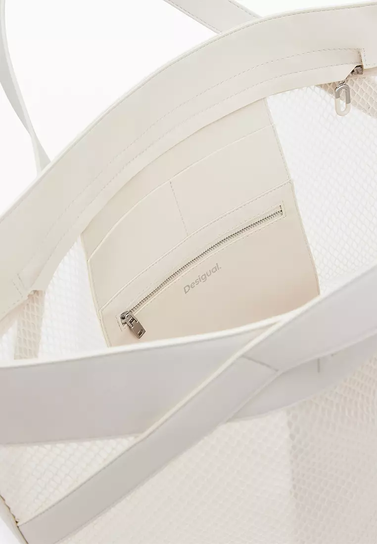 Large mesh shopper bag