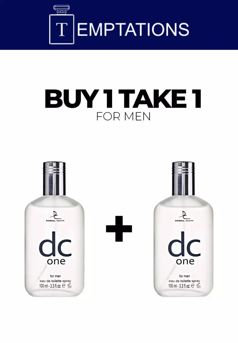 (B1T1)  Dorall Collection DC ONE 100ml EDT/DC ONE 100ml EDT Perfume For Men DR01062-S1MM