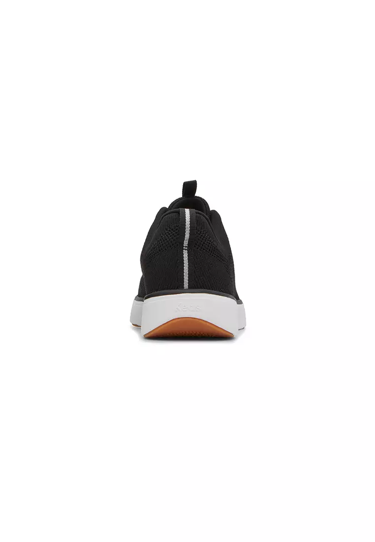 Women's Blisswalk Alt Eng Knit Sneaker Black/White (WF68649)