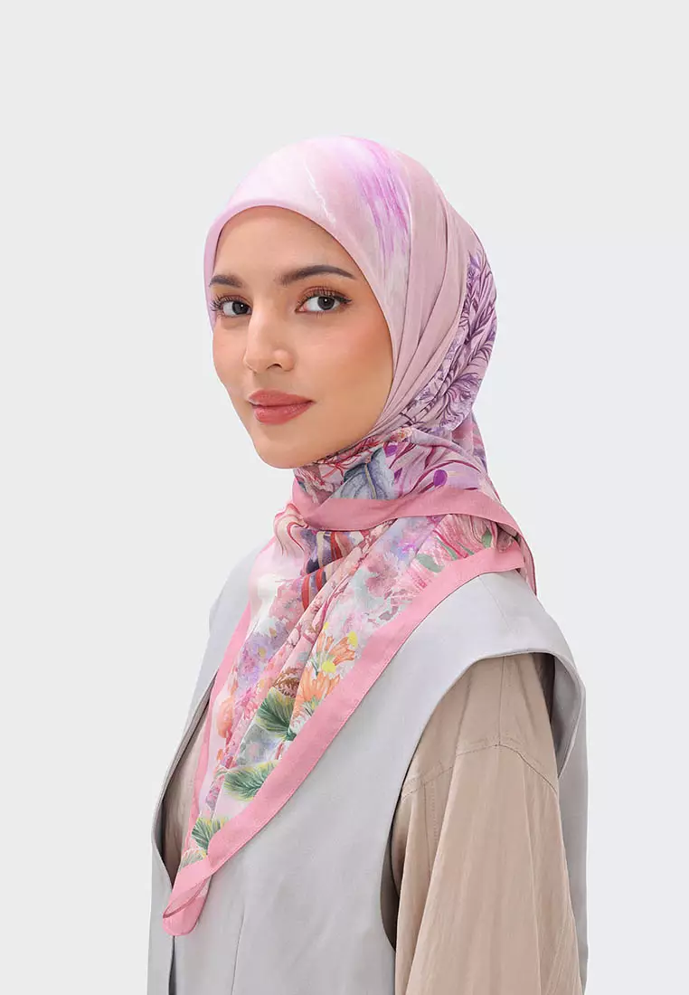 Ria Miranda Pink Alune Scarf