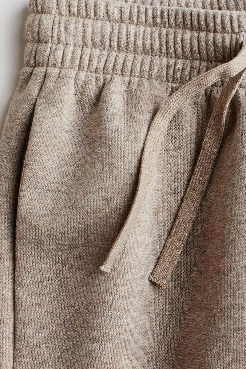 Brushed-inside joggers