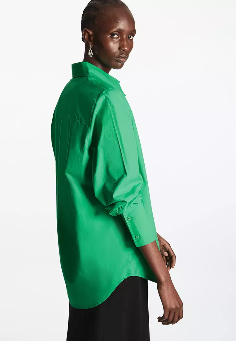 OVERSIZED PURE SILK SHIRT