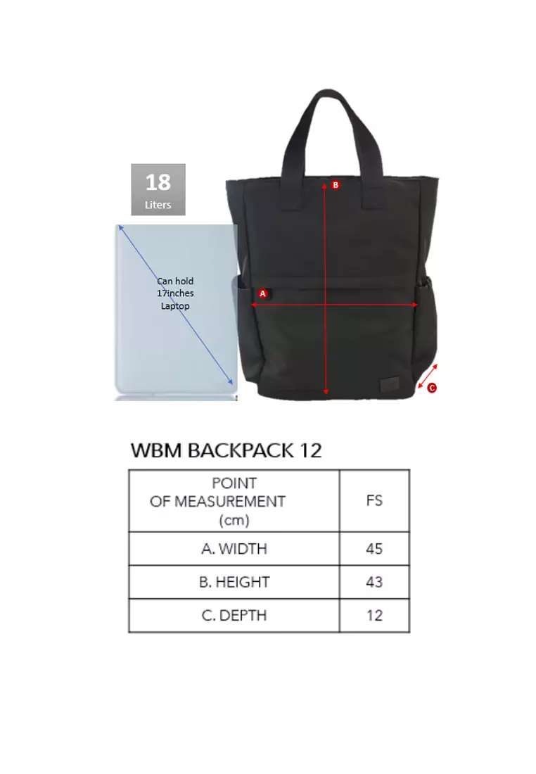 WBM Men's Backpack 12
