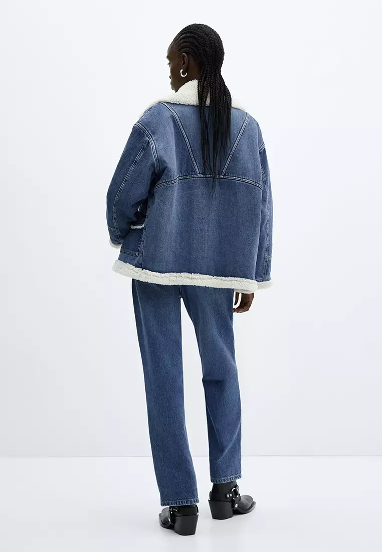 oversized denim jacket zara