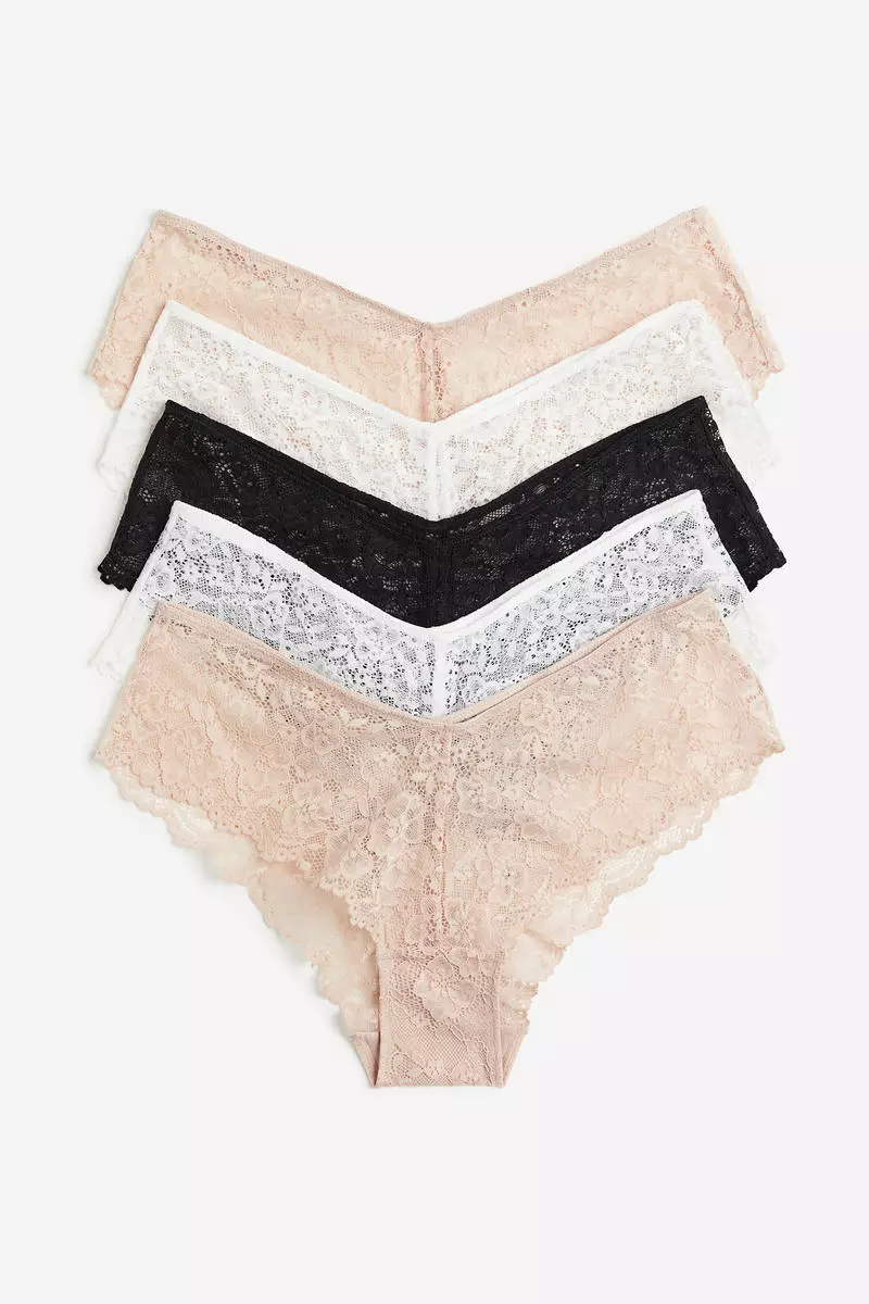 Buy H&M 5-pack lace hipster briefs 2024 Online