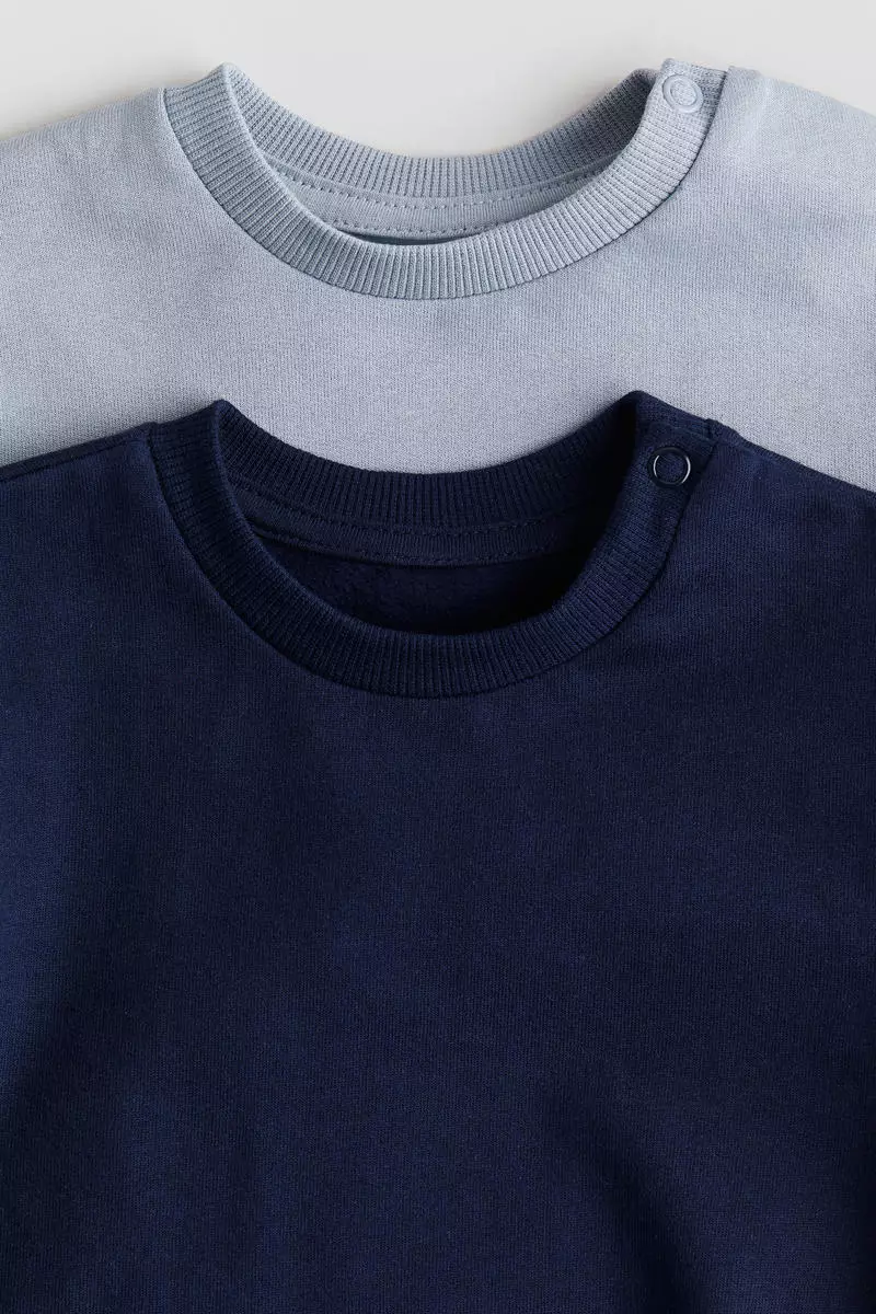 2-pack cotton sweatshirts