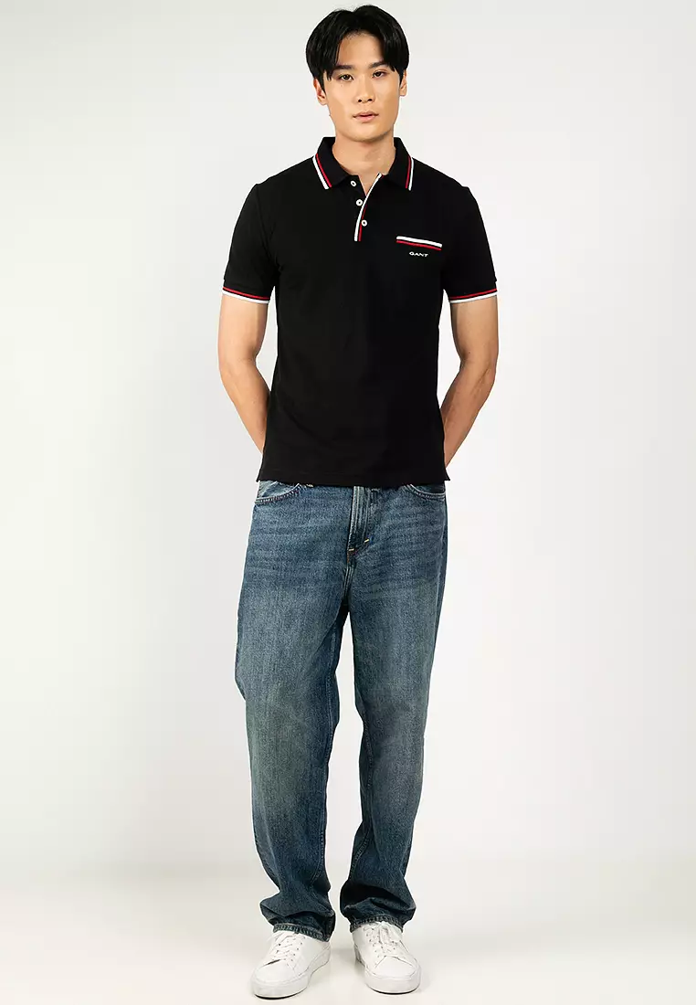 Tipped Piqué Polo Shirt