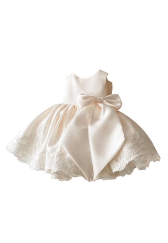 RAISING LITTLE white Xishana Baby & Toddler Dresses E25ABKA1BFB24CGS_1