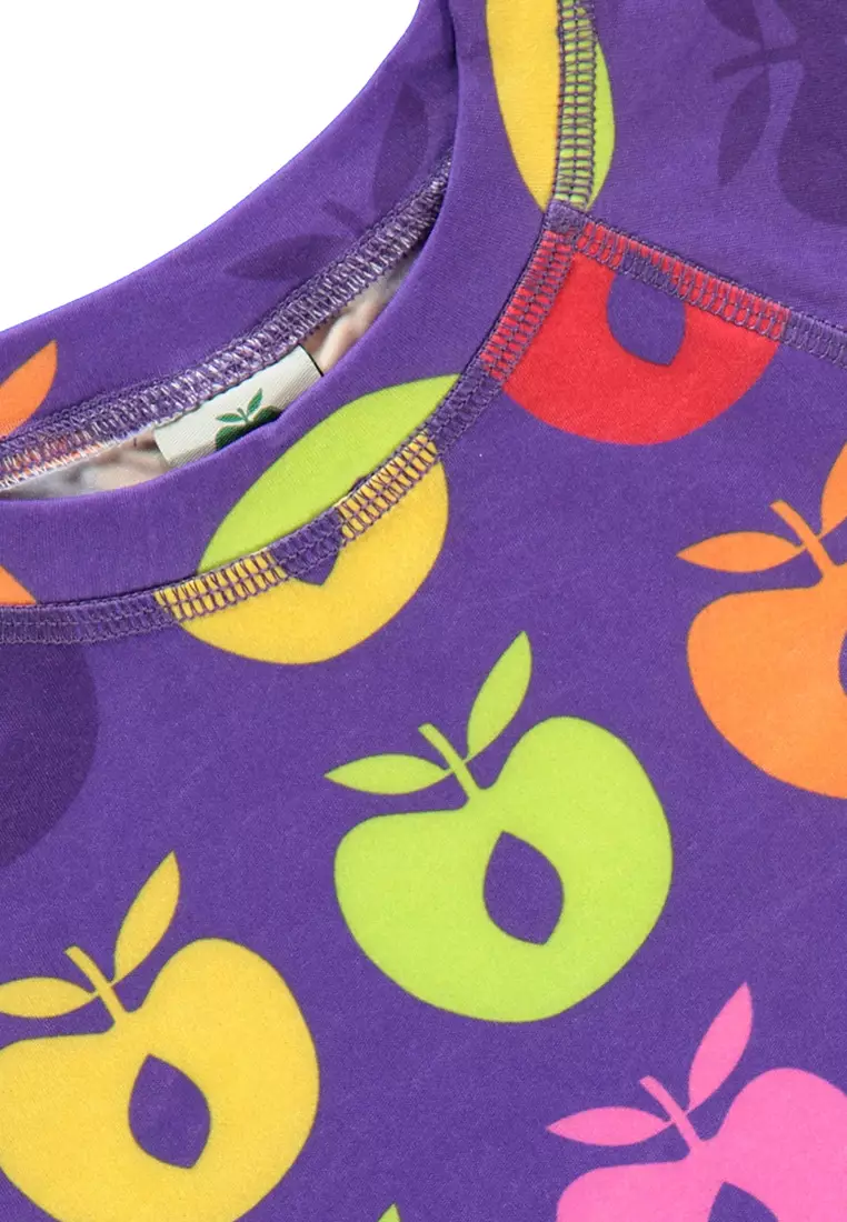 UV50 t-shirt for children with retro apples