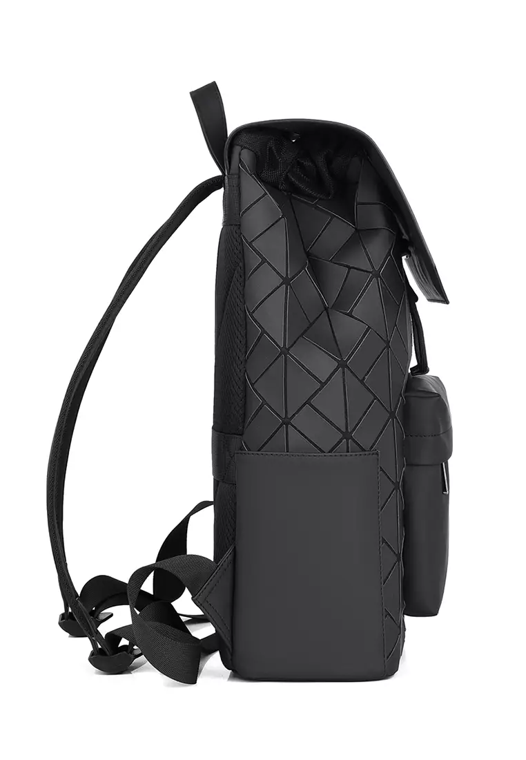 Texture Faux Leather Backpack HA2260