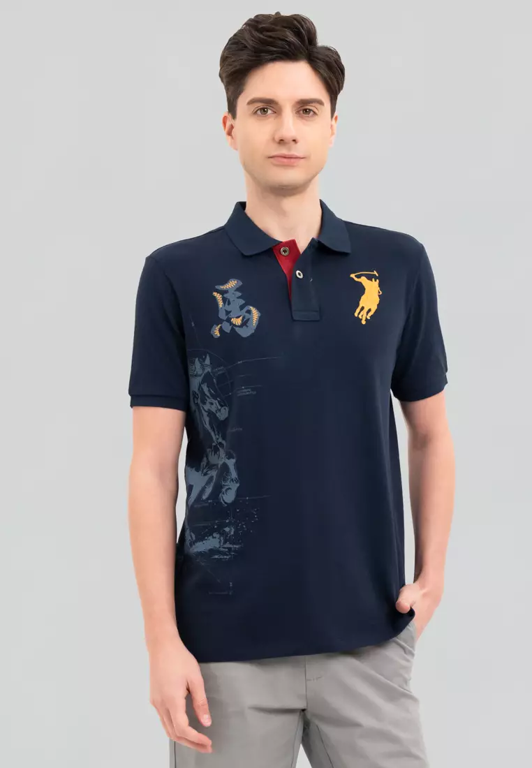 Polo Haus Men’s Regular Fit Horse Year Polo Tee MKCS1141