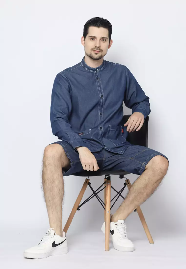 Celana Pendek Skena Pria Denim Chambay 162402