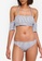 SunThing Cool white Ivy White And Black Striped Off Shoulder Bikini SU709US0SCS6MY_3